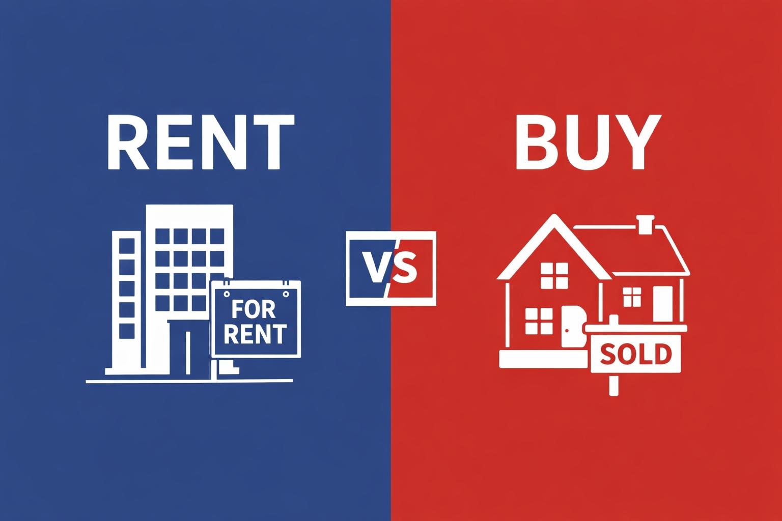 Couple deciding whether to rent or buy a home in the East Bay real estate market