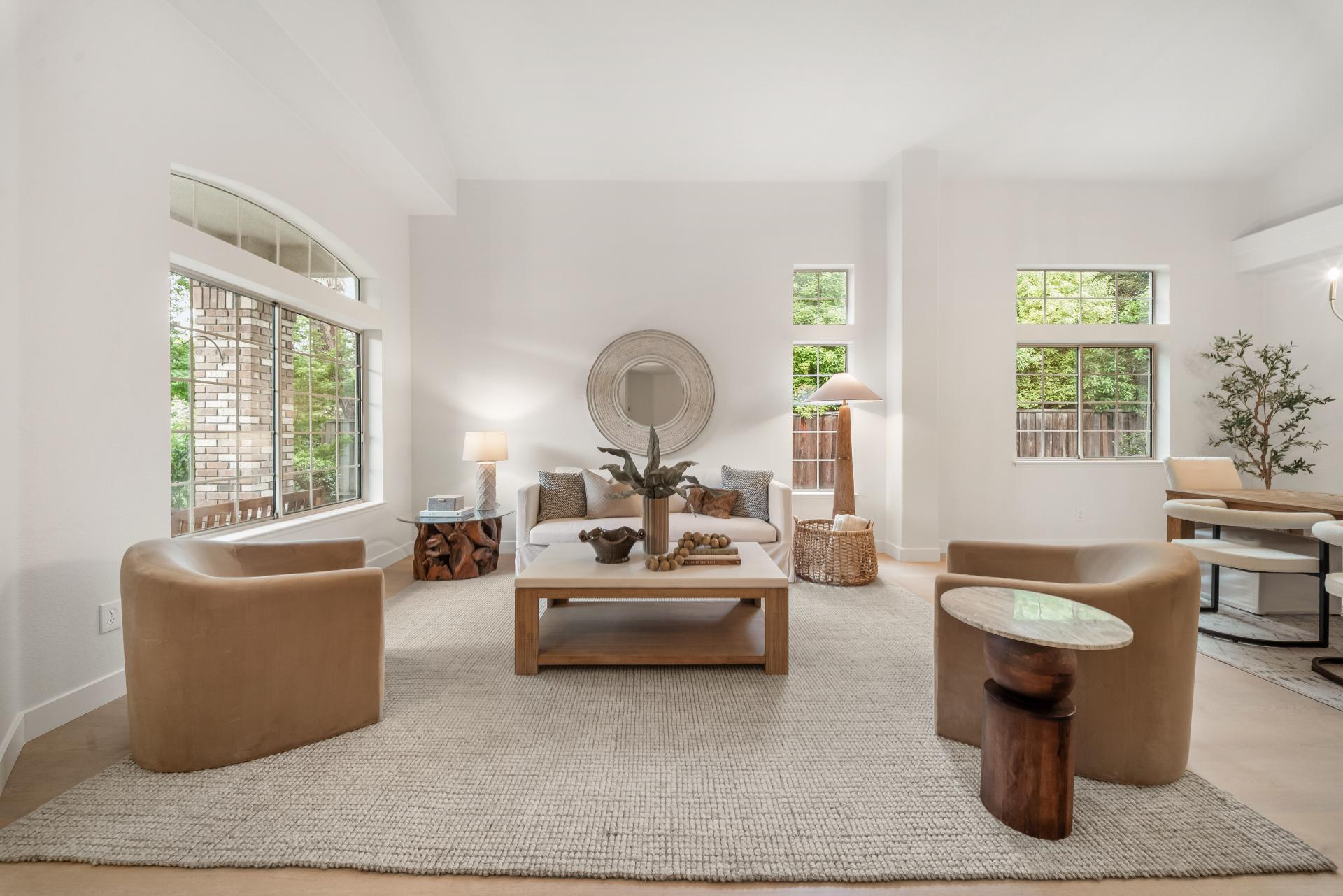 Bright move-in ready East Bay home with an updated kitchen, large island, and open living space.